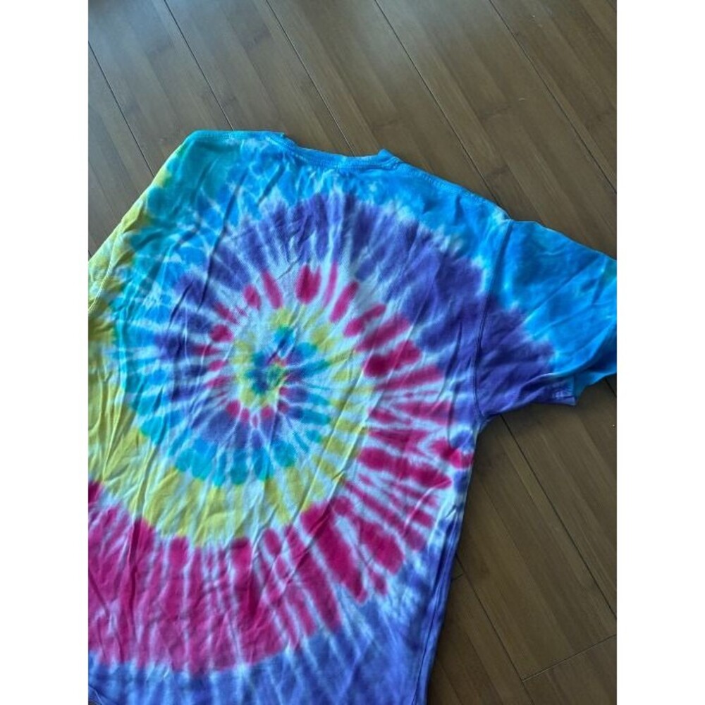 Nike Skeleton Basketball Tie Dye Exploration Swoosh Tee - Men's Medium - Picture 4 of 4